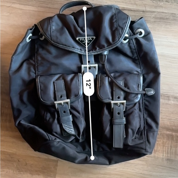 Prada Vintage Black Mini Backpack